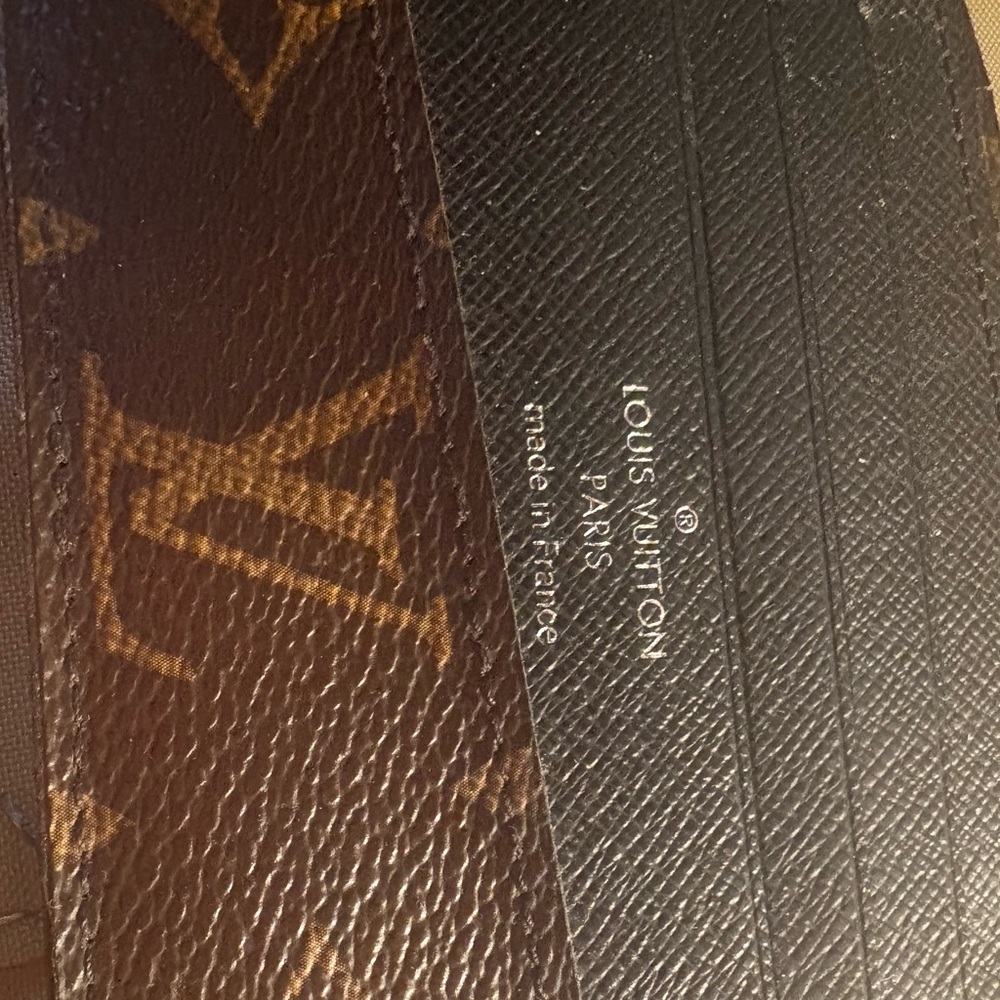 Louis Vuitton Brown and Black Card Holder